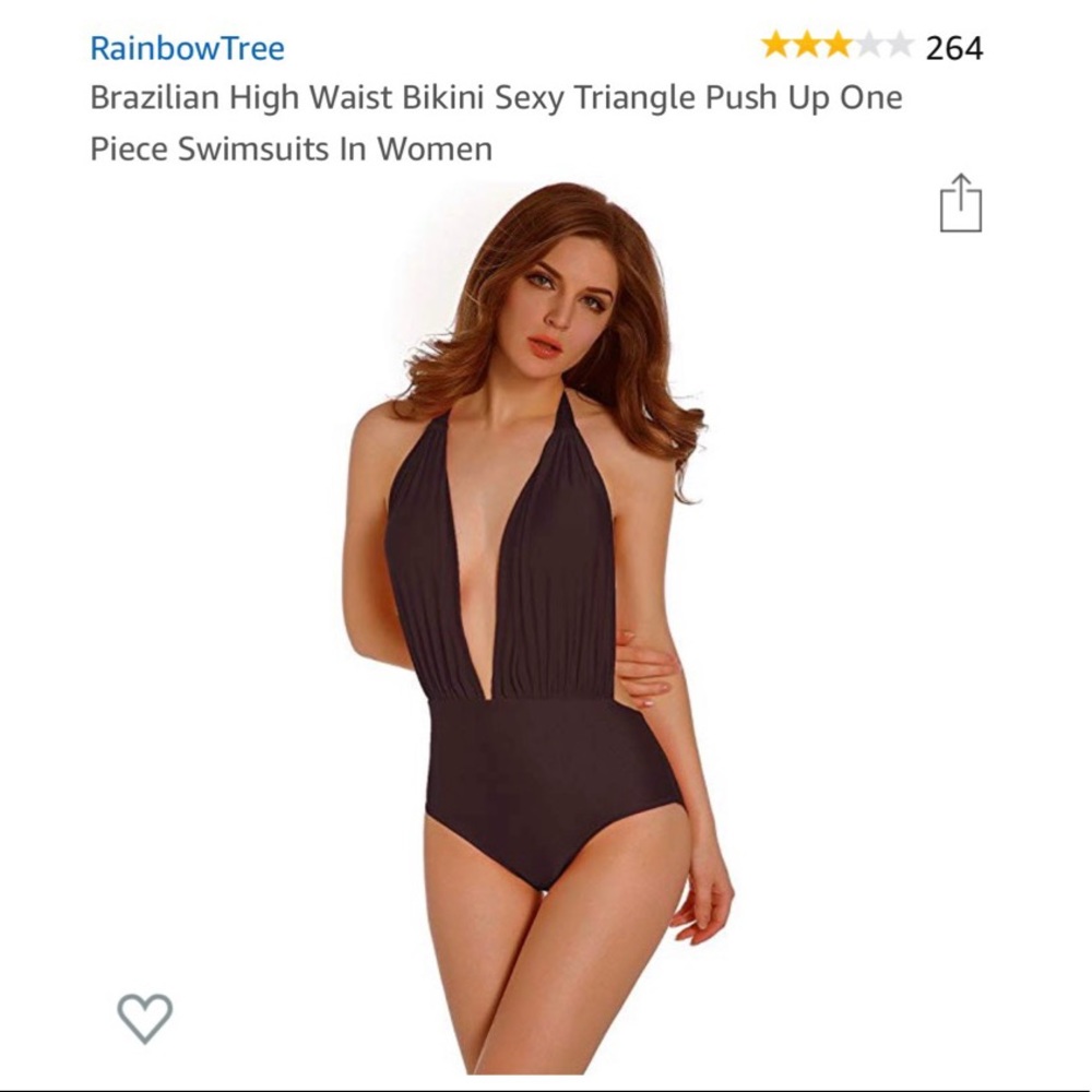 Never worn one piece swimsuit